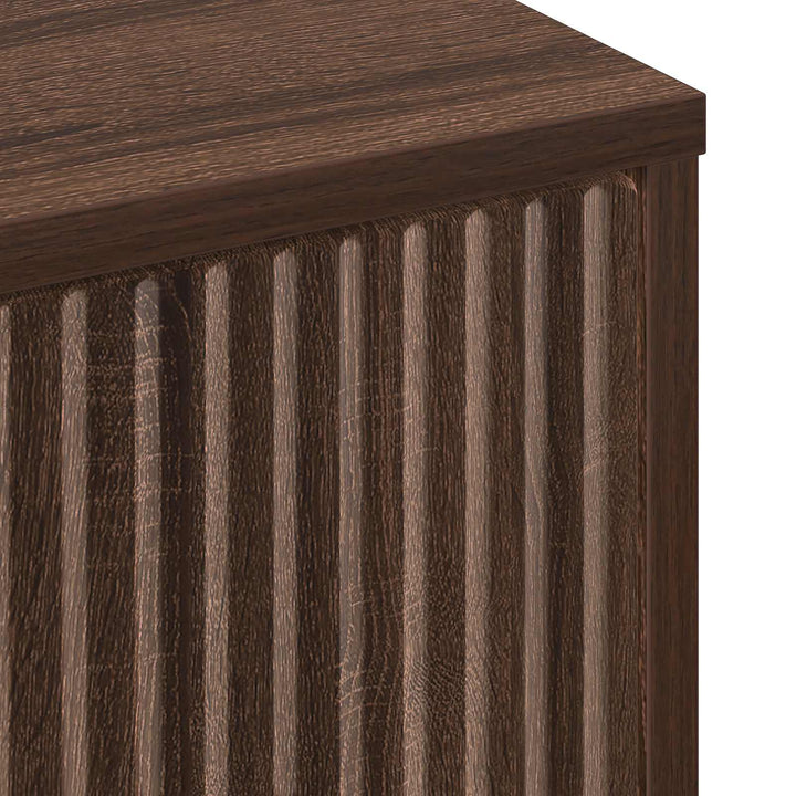 Sofabord med skuffe Brun eg 90 x 49 x 46 cm Konstrueret træ
