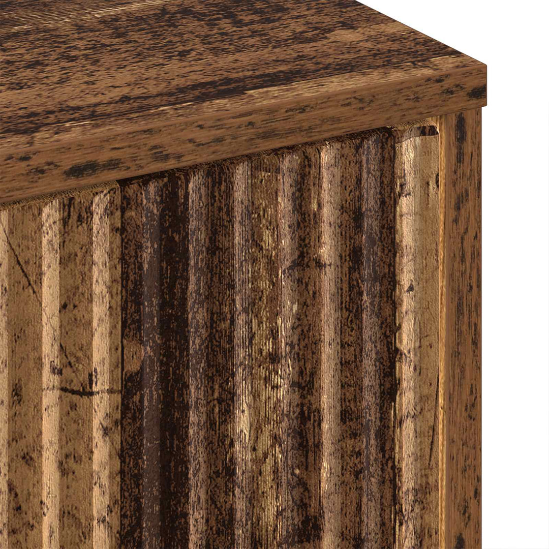 Sofabord med skuffe Gammelt træ 90 x 49 x 46 cm Konstrueret træ