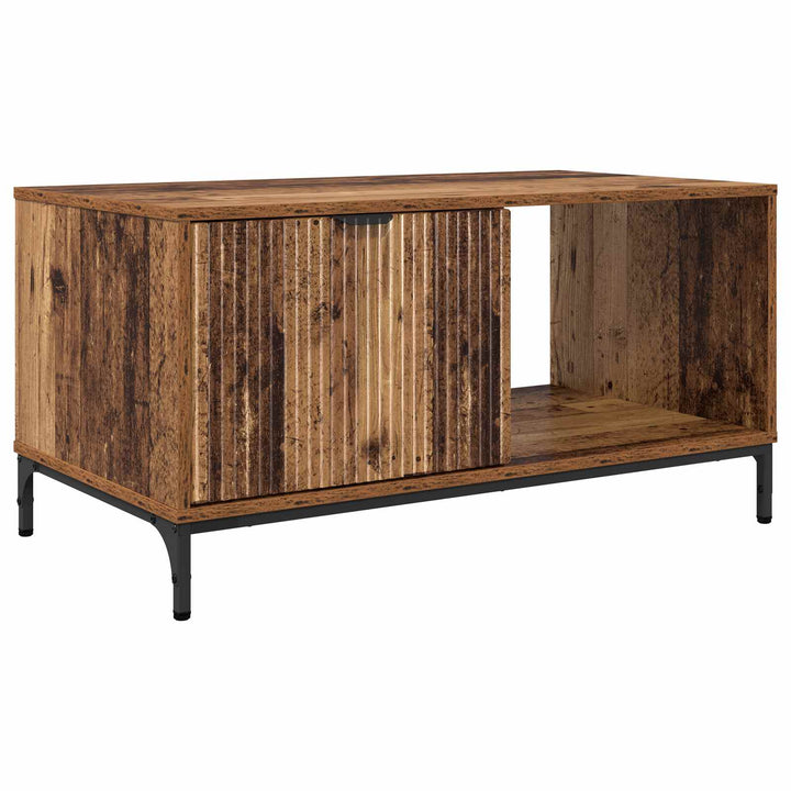 Sofabord med skuffe Gammelt træ 90 x 49 x 46 cm Konstrueret træ