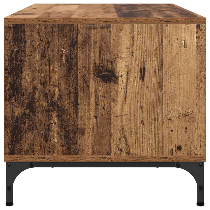 Sofabord med skuffe Gammelt træ 90 x 49 x 46 cm Konstrueret træ