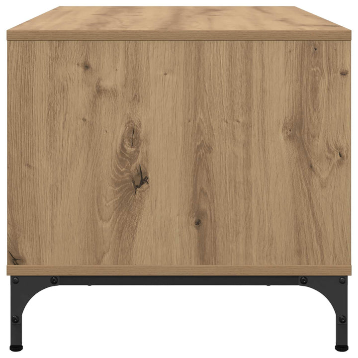 Sofabord Artisan Egetræ 90 x 49 x 46 cm Konstrueret træ