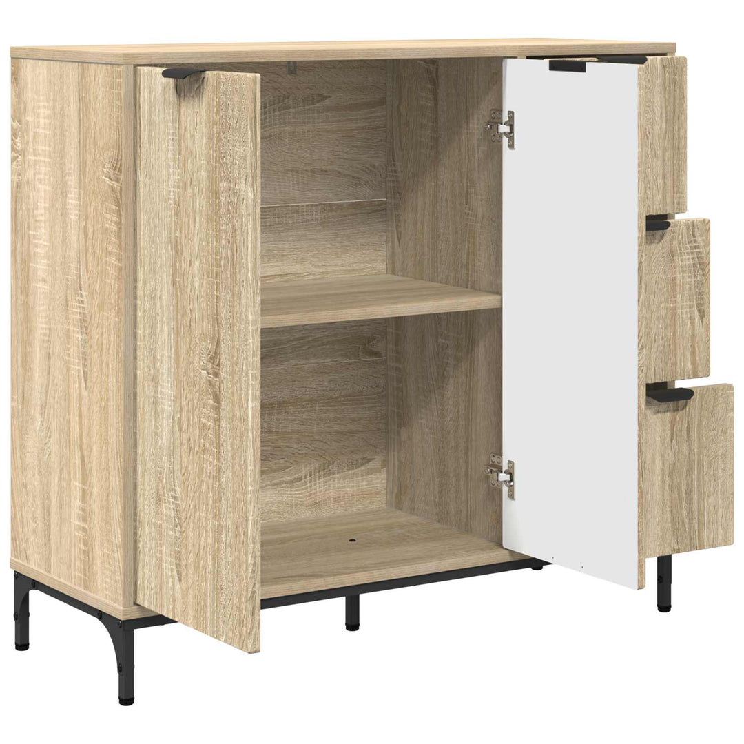 Sideboard Sonoma eg 89,5 x 33 x 82 cm Konstrueret træ