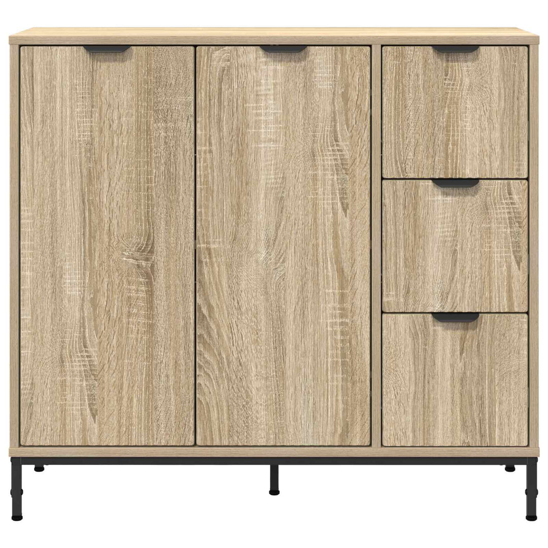 Sideboard Sonoma eg 89,5 x 33 x 82 cm Konstrueret træ