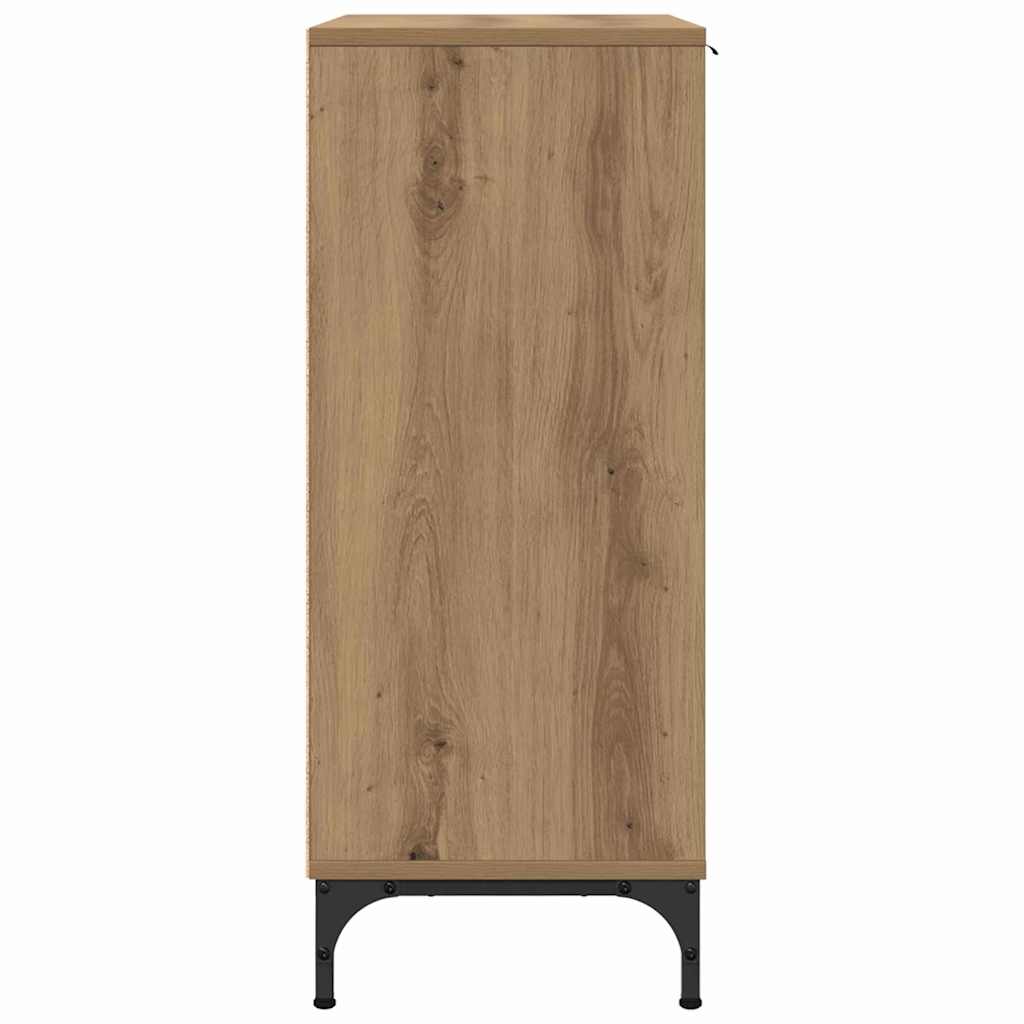 Sideboard Artisan Egetræ 89,5 x 33 x 82 cm Konstrueret træ