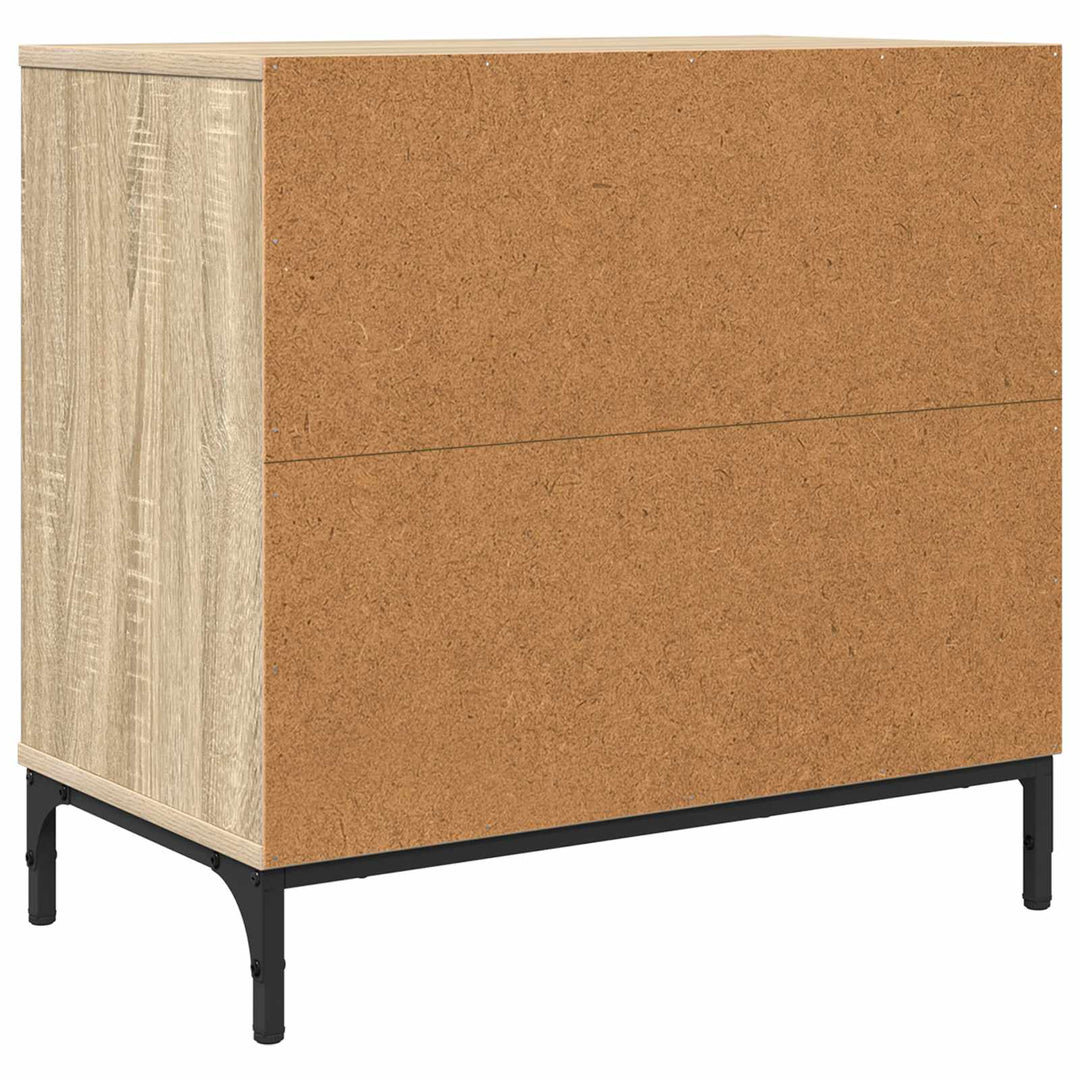 Sengebord Sonoma-eg 63.5 x 36 x 61 cm Konstrueret træ
