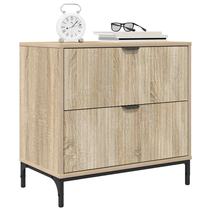 Sengebord Sonoma-eg 63.5 x 36 x 61 cm Konstrueret træ