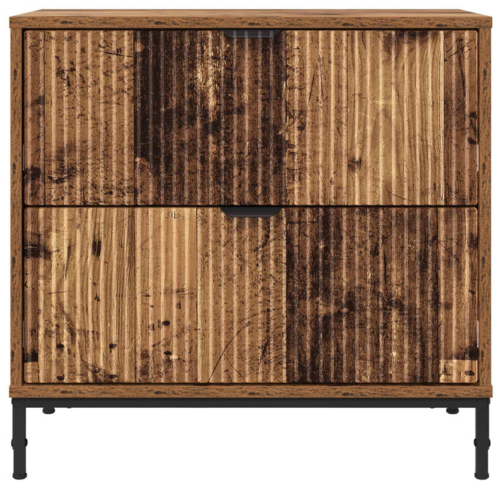 Sengebord Gammelt træ 63.5 x 36 x 61 cm Konstrueret træ