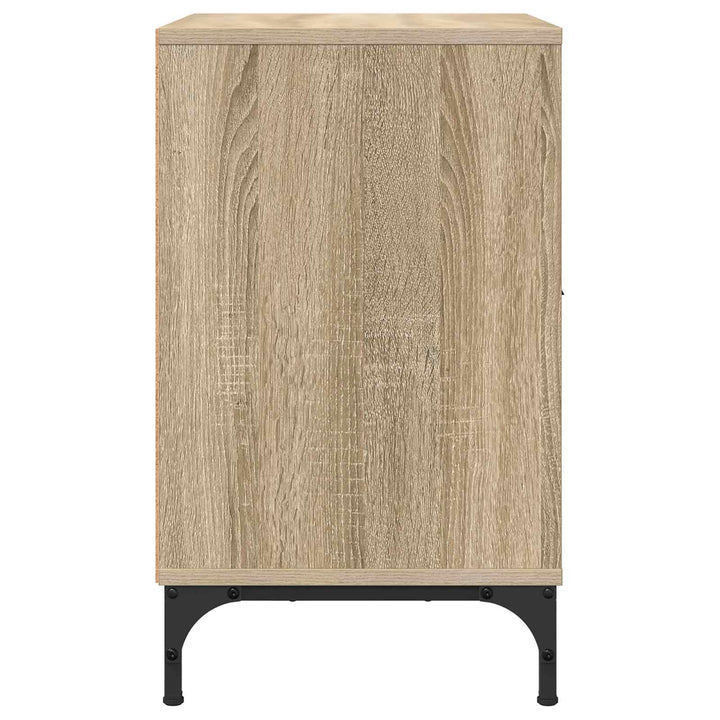 Natskab 2 pcs Sonoma-eg 49 x 36 x 61 cm Konstrueret træ