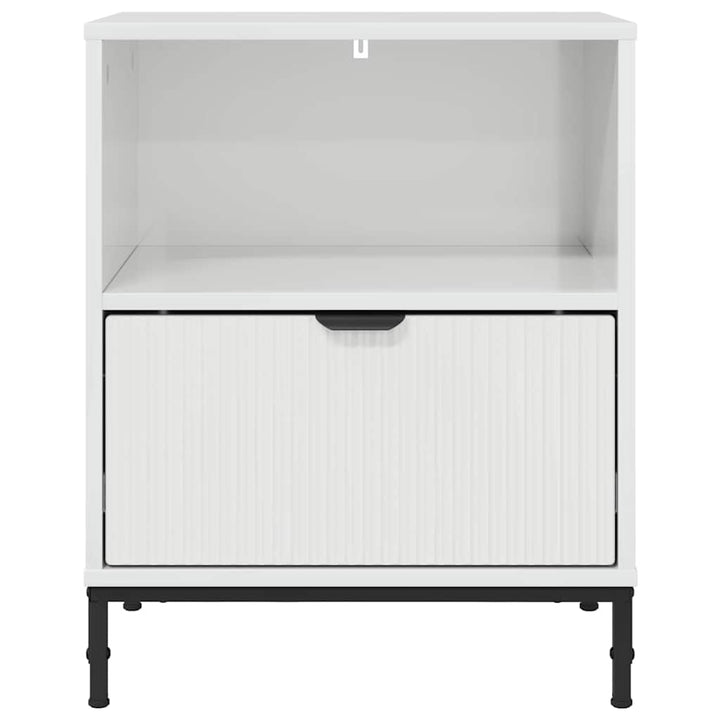 Natskab Hvid højglans 49 x 36 x 61 cm Konstrueret træ