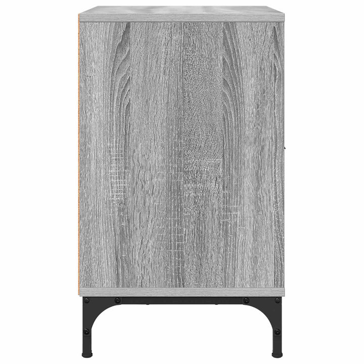 Natskab 2 pcs Grå sonoma-eg 49 x 36 x 61 cm Konstrueret træ