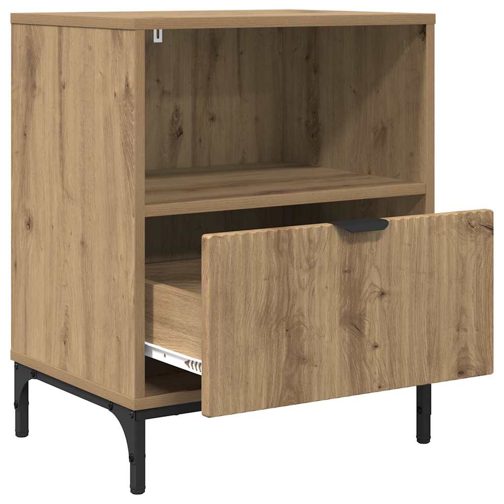 Natskab med skuffe artisan eg 49 x 36 x 61 cm Konstrueret træ