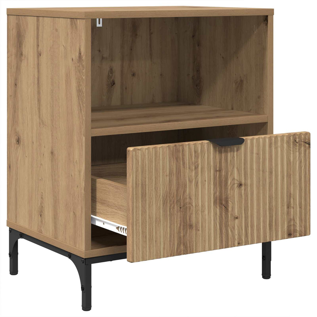 Natskab med skuffe artisan eg 49 x 36 x 61 cm Konstrueret træ