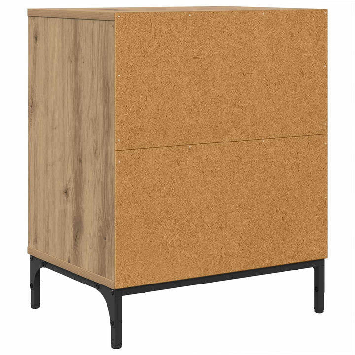 Natskab 2 pcs artisan eg 49 x 36 x 61 cm Konstrueret træ