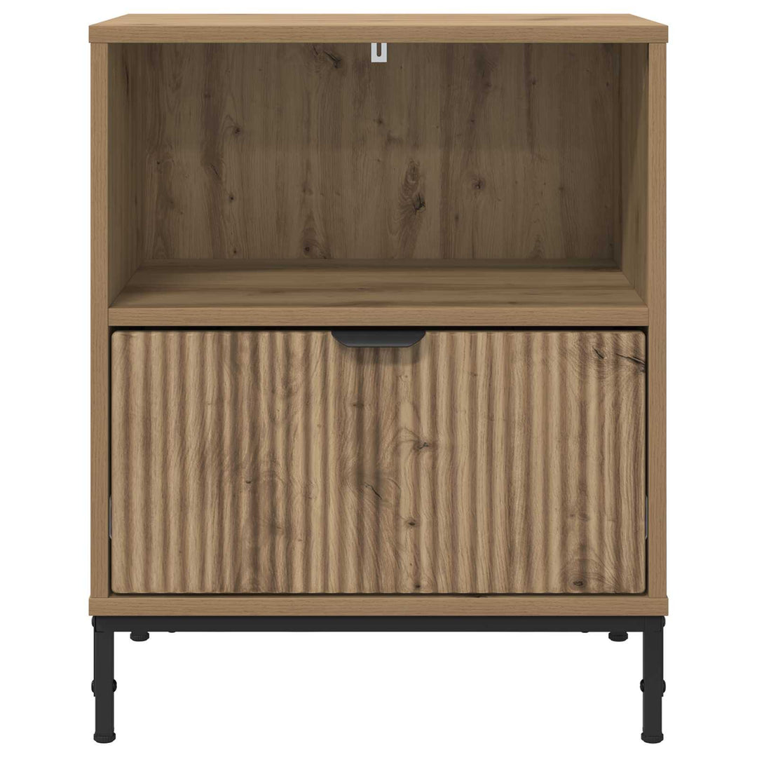 Natskab 2 pcs artisan eg 49 x 36 x 61 cm Konstrueret træ