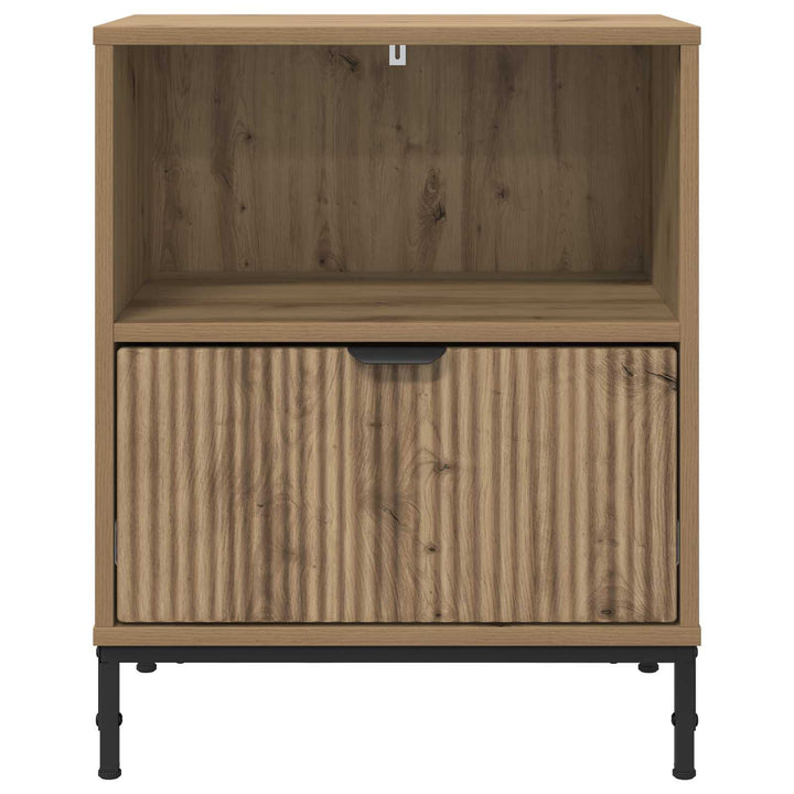 Natskab 2 pcs artisan eg 49 x 36 x 61 cm Konstrueret træ
