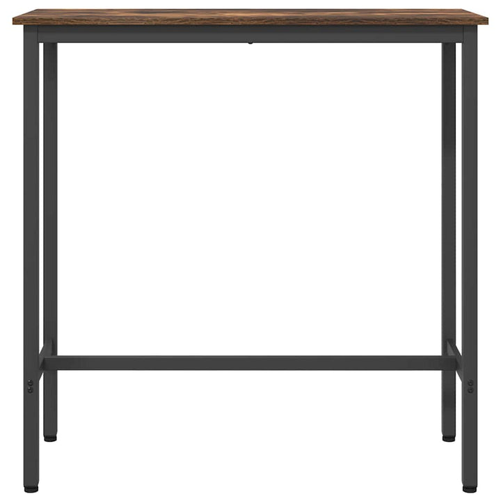 bord Røget eg 100 x 40 x 100,5 cm Ingeniørtræ og stål