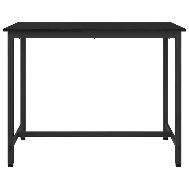 bord Sort eg 100 x 50 x 76,5 cm Ingeniørtræ og stål