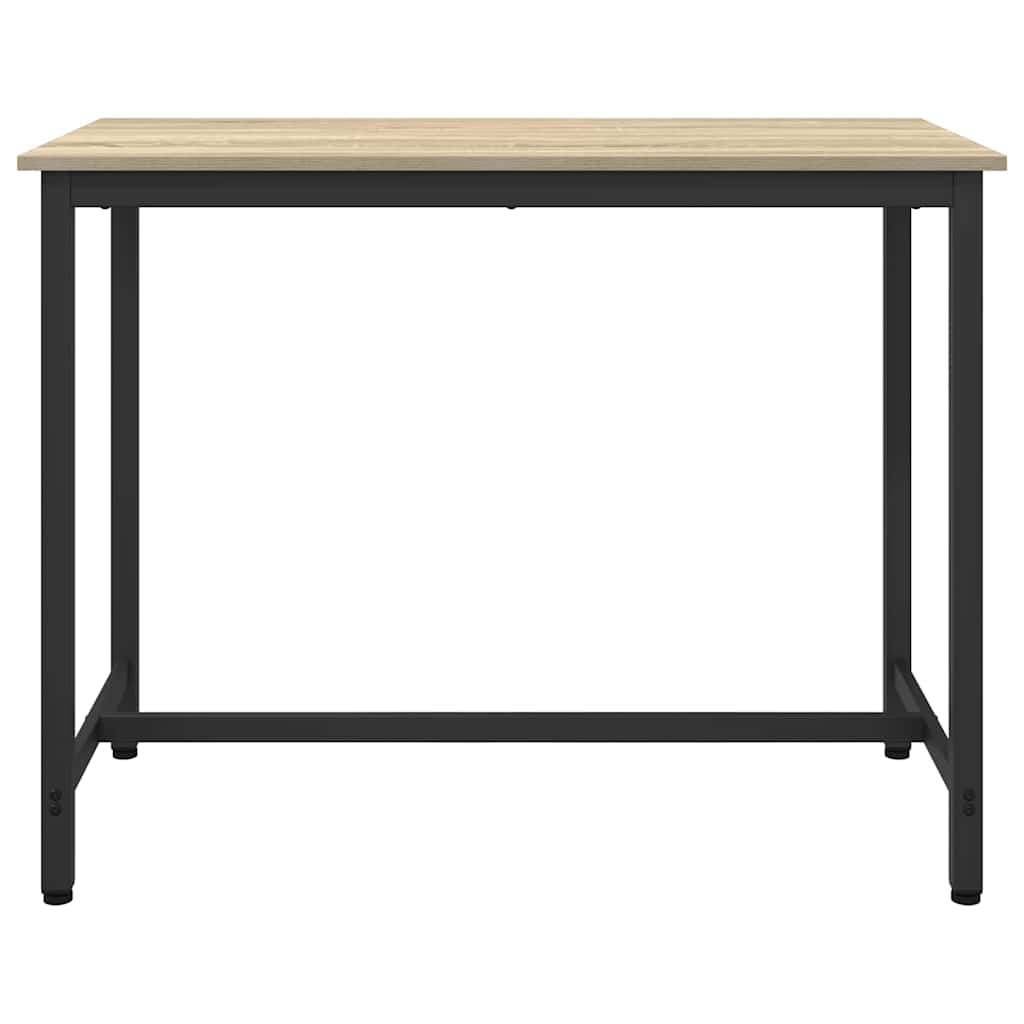 bord Sonoma eg 100 x 50 x 76,5 cm Ingeniørtræ og stål