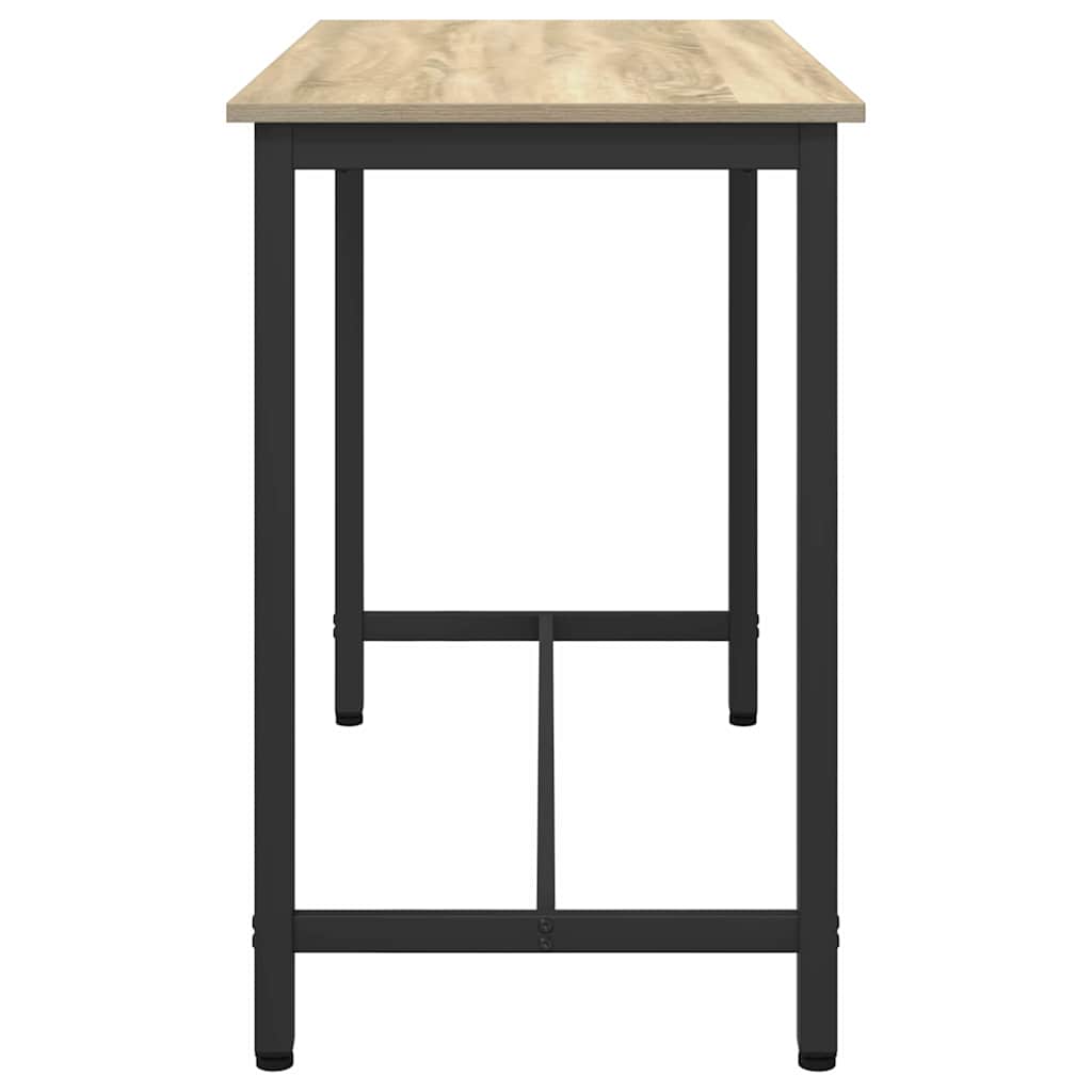 bord Sonoma eg 100 x 50 x 76,5 cm Ingeniørtræ og stål