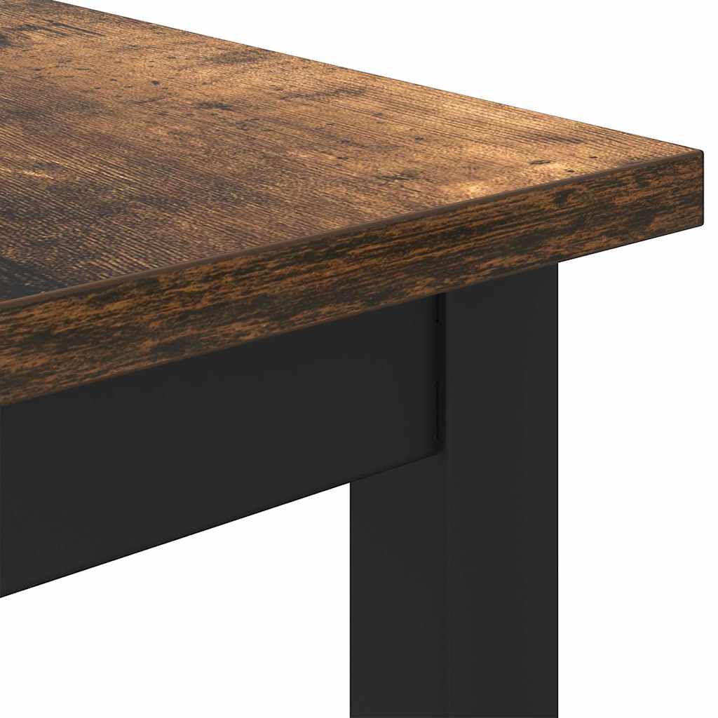 bord Røget eg 100 x 50 x 76,5 cm Ingeniørtræ og stål