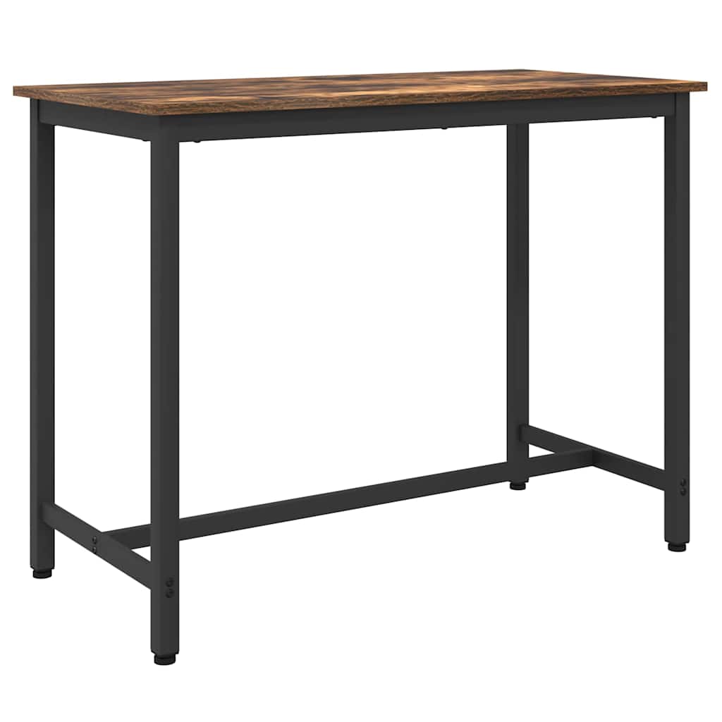 bord Røget eg 100 x 50 x 76,5 cm Ingeniørtræ og stål