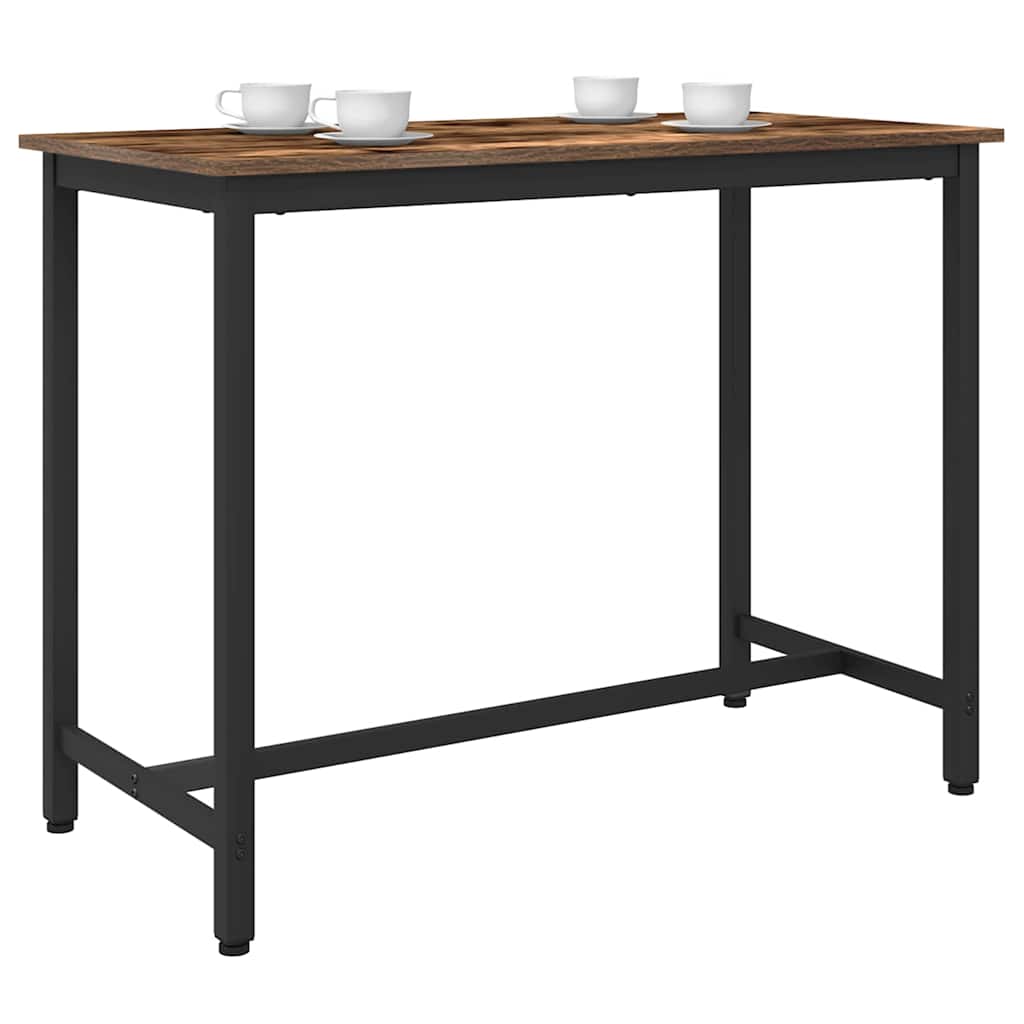 bord Røget eg 100 x 50 x 76,5 cm Ingeniørtræ og stål