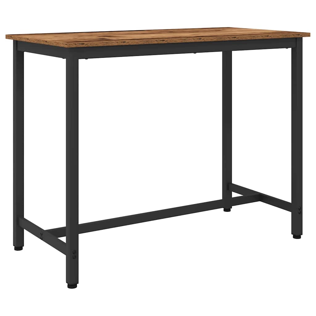 bord Gammelt træ 100 x 50 x 76,5 cm Ingeniørtræ og stål