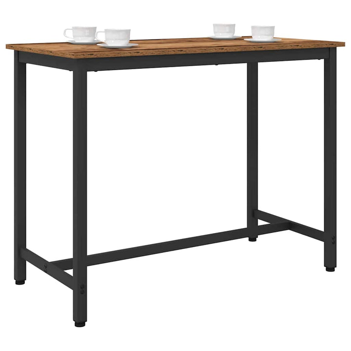 bord Gammelt træ 100 x 50 x 76,5 cm Ingeniørtræ og stål