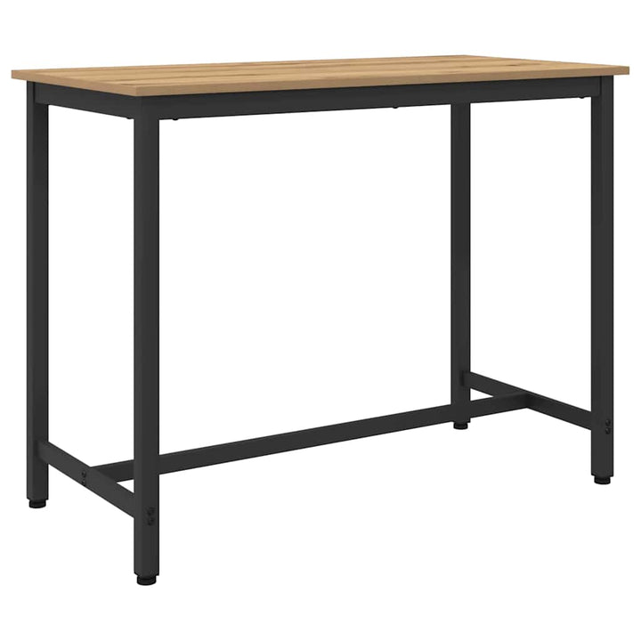 bord Artisan Egetræ 100 x 50 x 76,5 cm Ingeniørtræ og stål