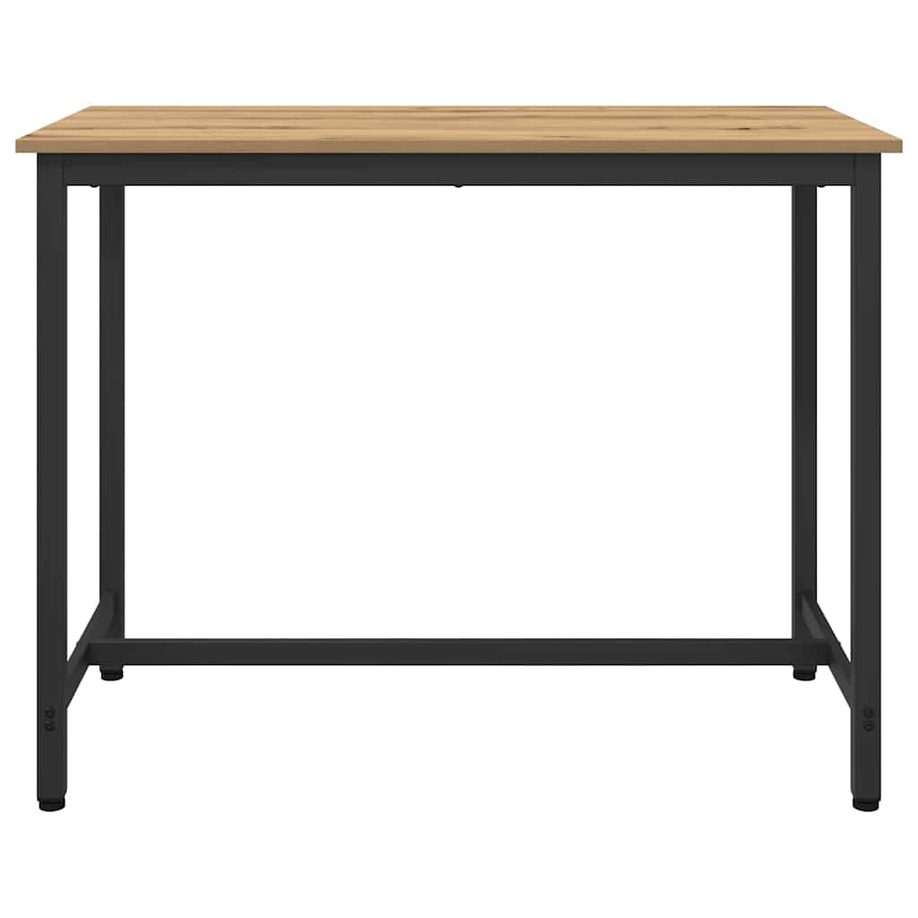 bord Artisan Egetræ 100 x 50 x 76,5 cm Ingeniørtræ og stål