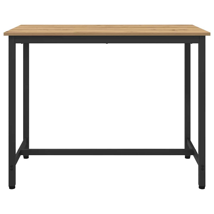 bord Artisan Egetræ 100 x 50 x 76,5 cm Ingeniørtræ og stål