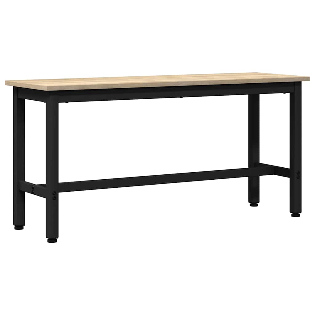 Spisebænk 2 pcs Sonoma eg 100 x 32,5 x 48,5 cm