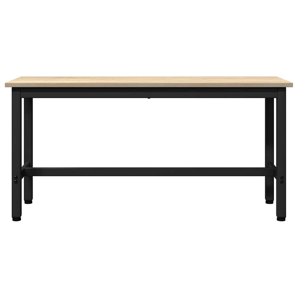 Spisebænk 2 pcs Sonoma eg 100 x 32,5 x 48,5 cm