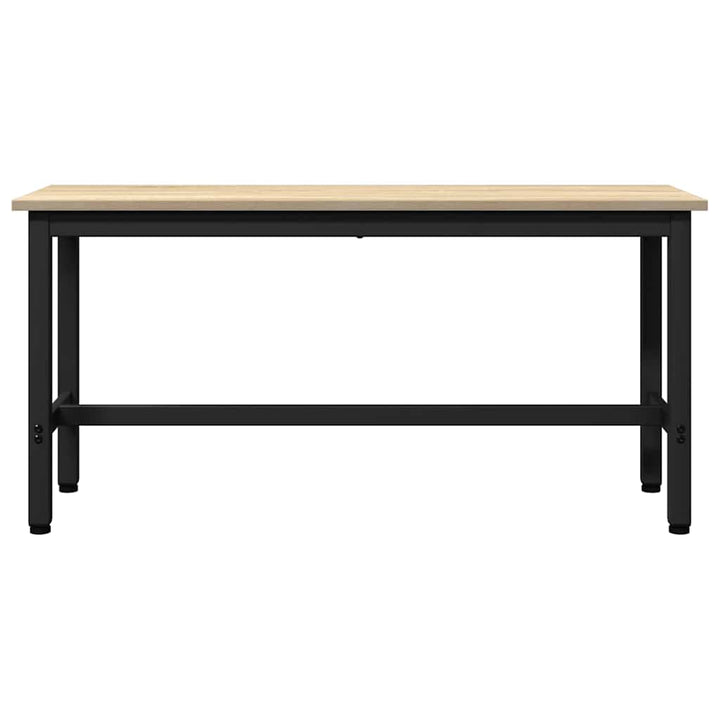 Spisebænk 2 pcs Sonoma eg 100 x 32,5 x 48,5 cm
