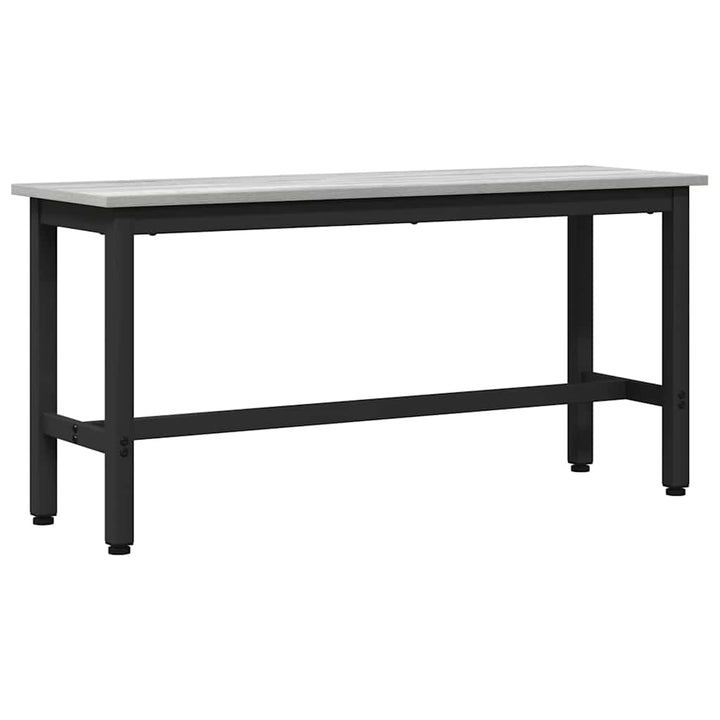 Spisebænk 2 pcs Grå Sonoma 100 x 32,5 x 48,5 cm