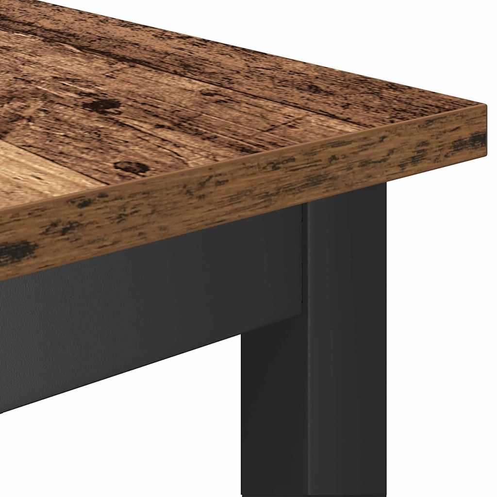 Spisebænk 2 pcs Gammelt træ 100 x 32,5 x 48,5 cm