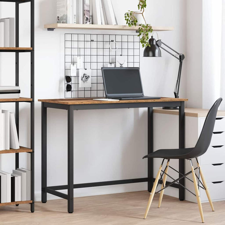 bord Gammelt træ 80 x 50 x 76,5 cm Ingeniørtræ og stål