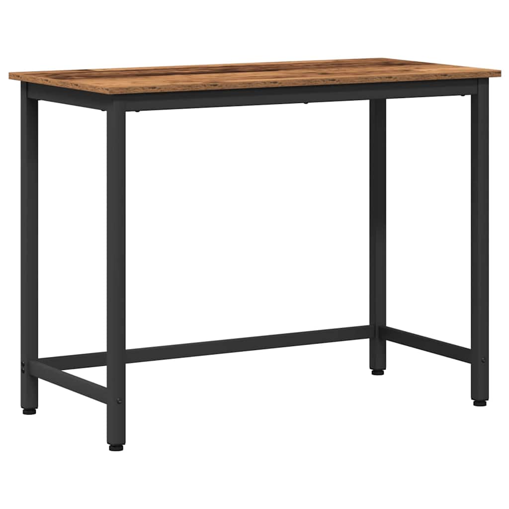 bord Gammelt træ 80 x 50 x 76,5 cm Ingeniørtræ og stål