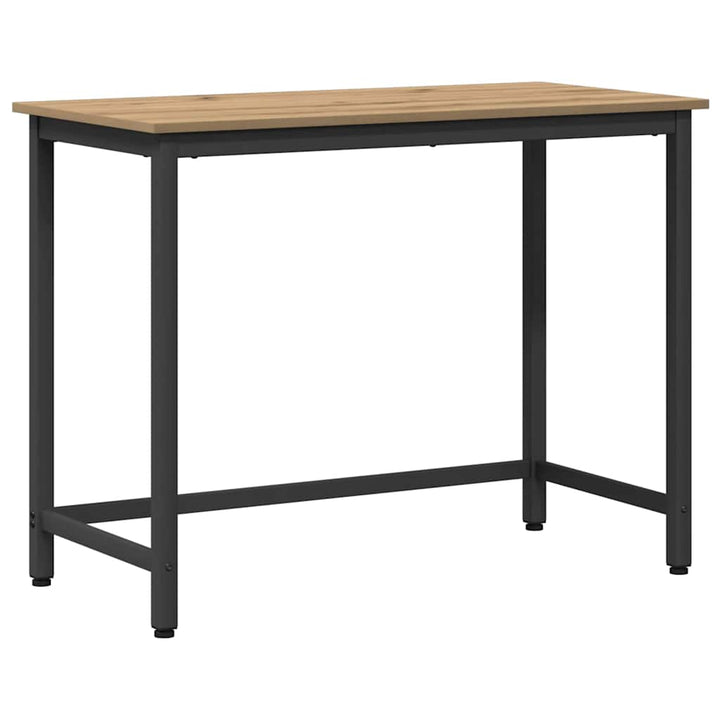 bord Artisan Egetræ 80 x 50 x 76,5 cm Ingeniørtræ og stål
