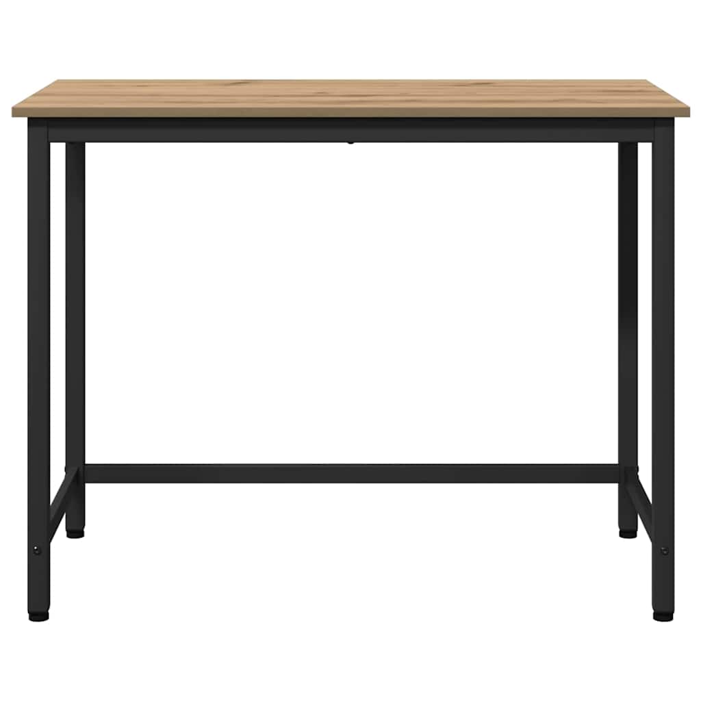 bord Artisan Egetræ 80 x 50 x 76,5 cm Ingeniørtræ og stål