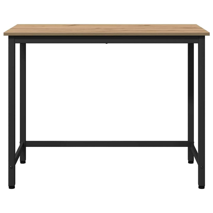 bord Artisan Egetræ 80 x 50 x 76,5 cm Ingeniørtræ og stål