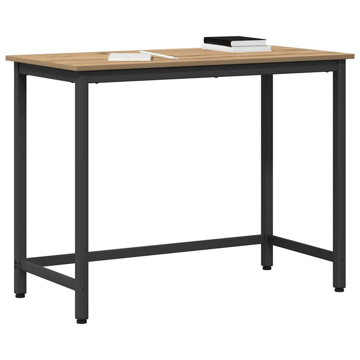 bord Artisan Egetræ 80 x 50 x 76,5 cm Ingeniørtræ og stål