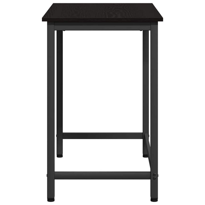 bord Sort eg 100 x 50 x 76,5 cm Ingeniørtræ og stål