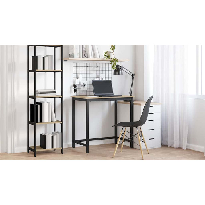 bord Sonoma eg 100 x 50 x 76,5 cm Ingeniørtræ og stål
