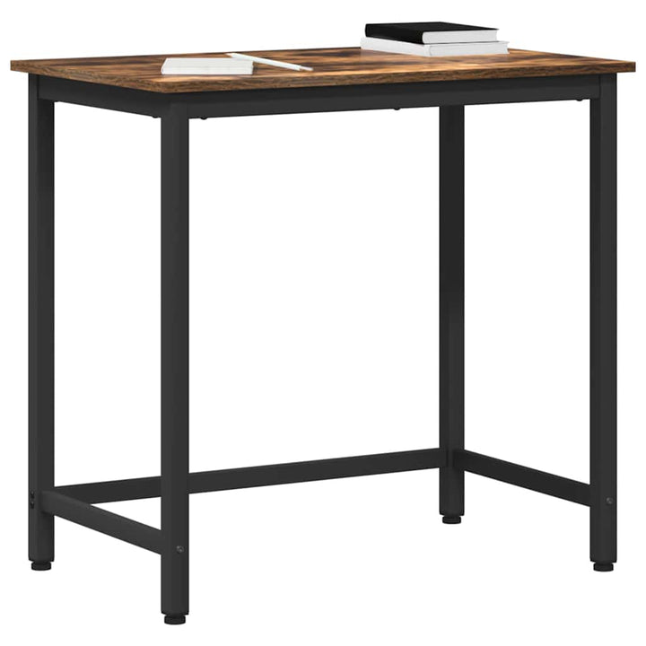 bord Røget eg 100 x 50 x 76,5 cm Ingeniørtræ og stål