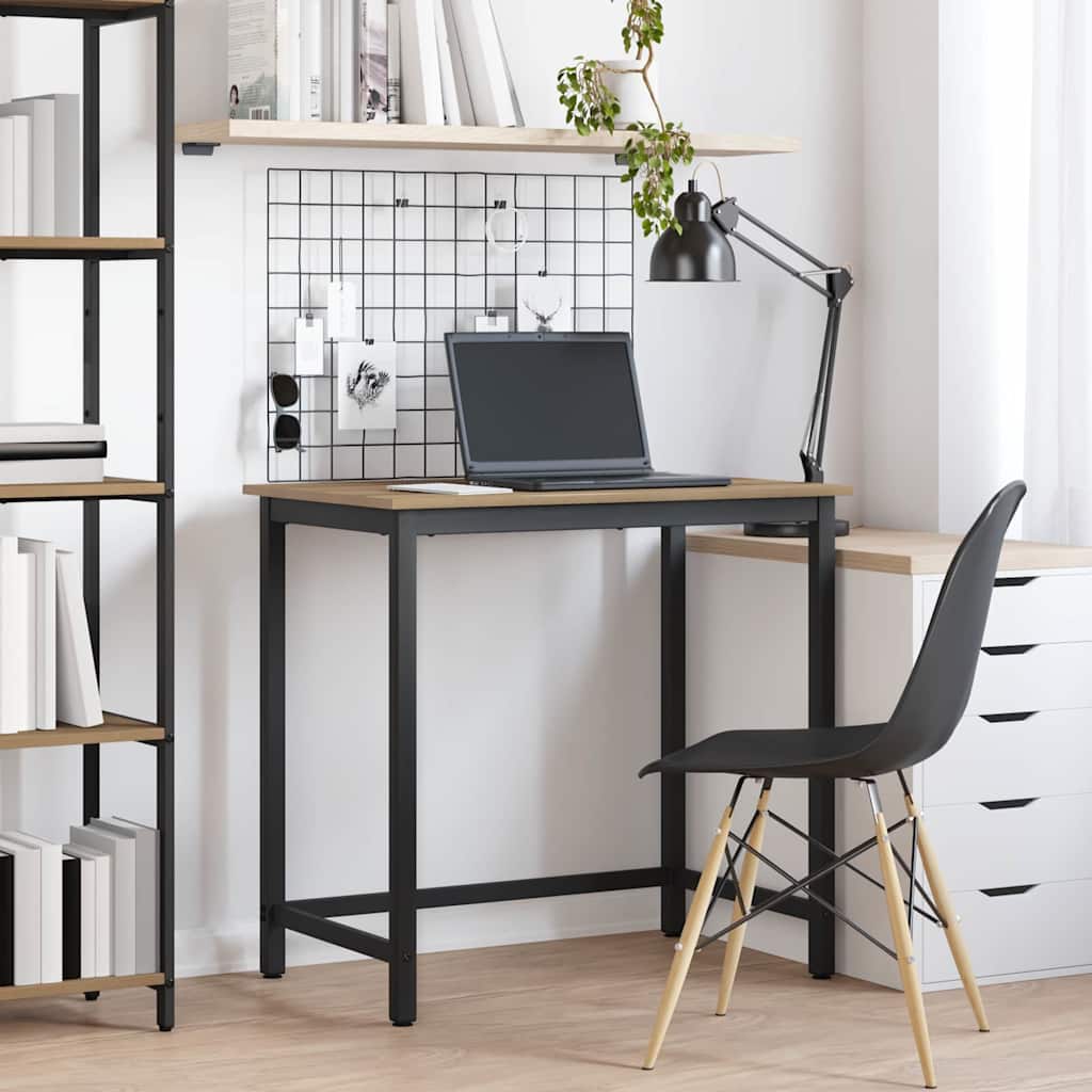bord Artisan Egetræ Ingeniørtræ og stål 100 x 50 x 76,5 cm