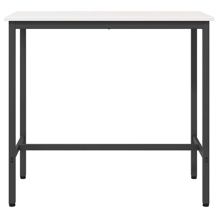 bord Hvid 100 x 50 x 91 cm Ingeniørtræ og stål