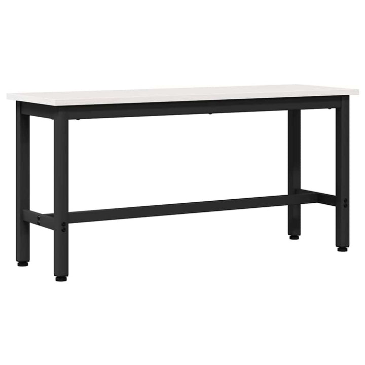 Spisebænk Hvid 100 x 32,5 x 49 cm Massivt fyrretræ