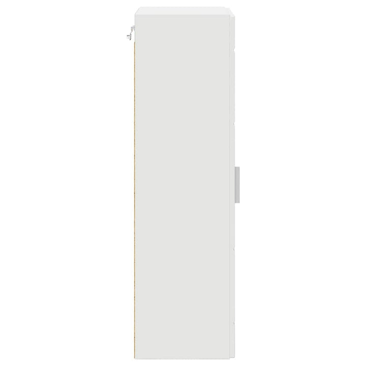 Træskab med opbevaring Hvid 50 x 29 x 100 cm Konstrueret træ