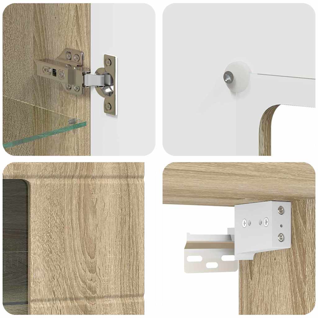 Træskab Sonoma eg 50 x 29 x 100 cm Konstrueret træ